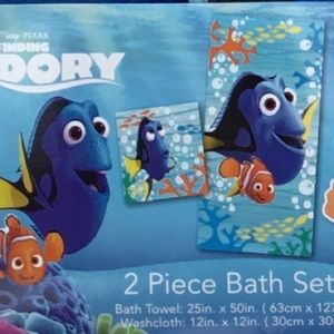 Disney Fixar 2 Piece Bath Set Finding Dory